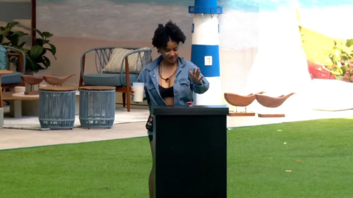 Milena aperta Botão Misterioso no BBB 26